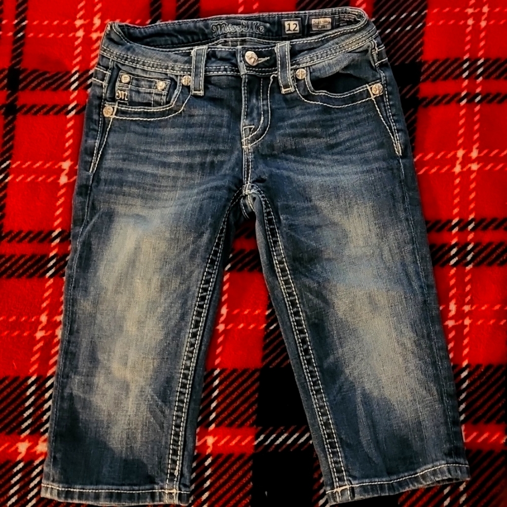 Girls Miss Me Capri's Size 12